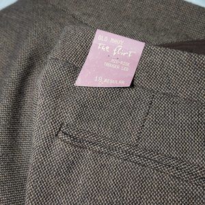 NWT Mid-Rise Trouser Leg Pants